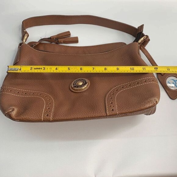 DOONEY & BOURKE BROWN PEBBLE LEATHER Medium‎ Shoulder Bag PURSE - Picture 5 of 8